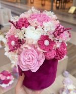 CANDLEBOX L- Hot pink
