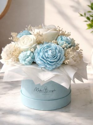 CANDLEBOX S- Light blue