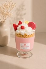 Svijeća u čaši- Strawberry cream
